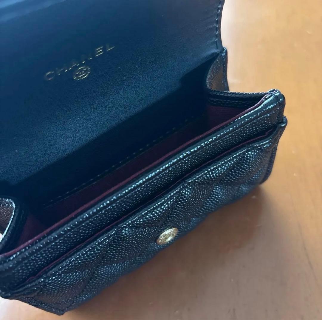 CHANELノベルティキルティングケース