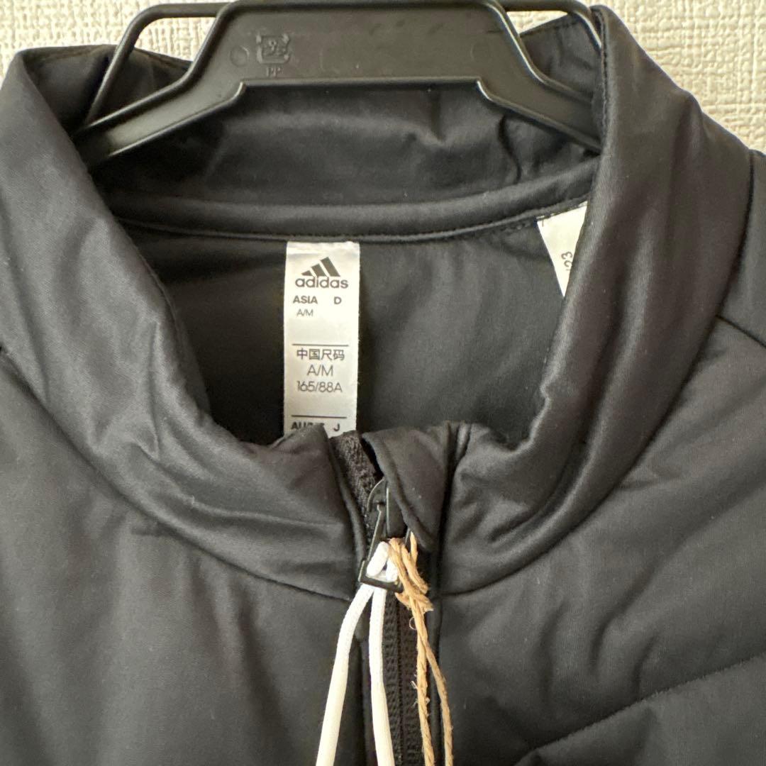 adidas 中綿入りジャケット 黒 レディースL