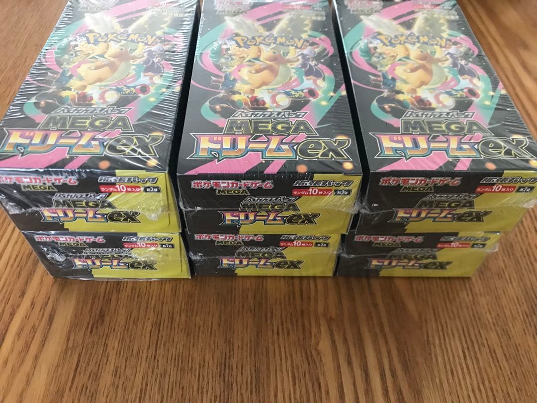 ポケモンカードゲーム MEGAドリームex 6box シュリンク付き