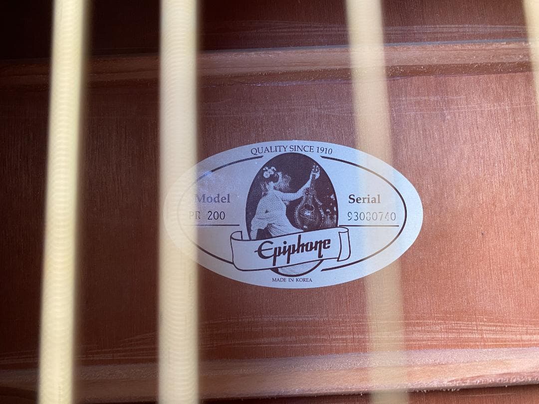 ★ アコースティック ギター Epiphone PR-200 ハードケース付