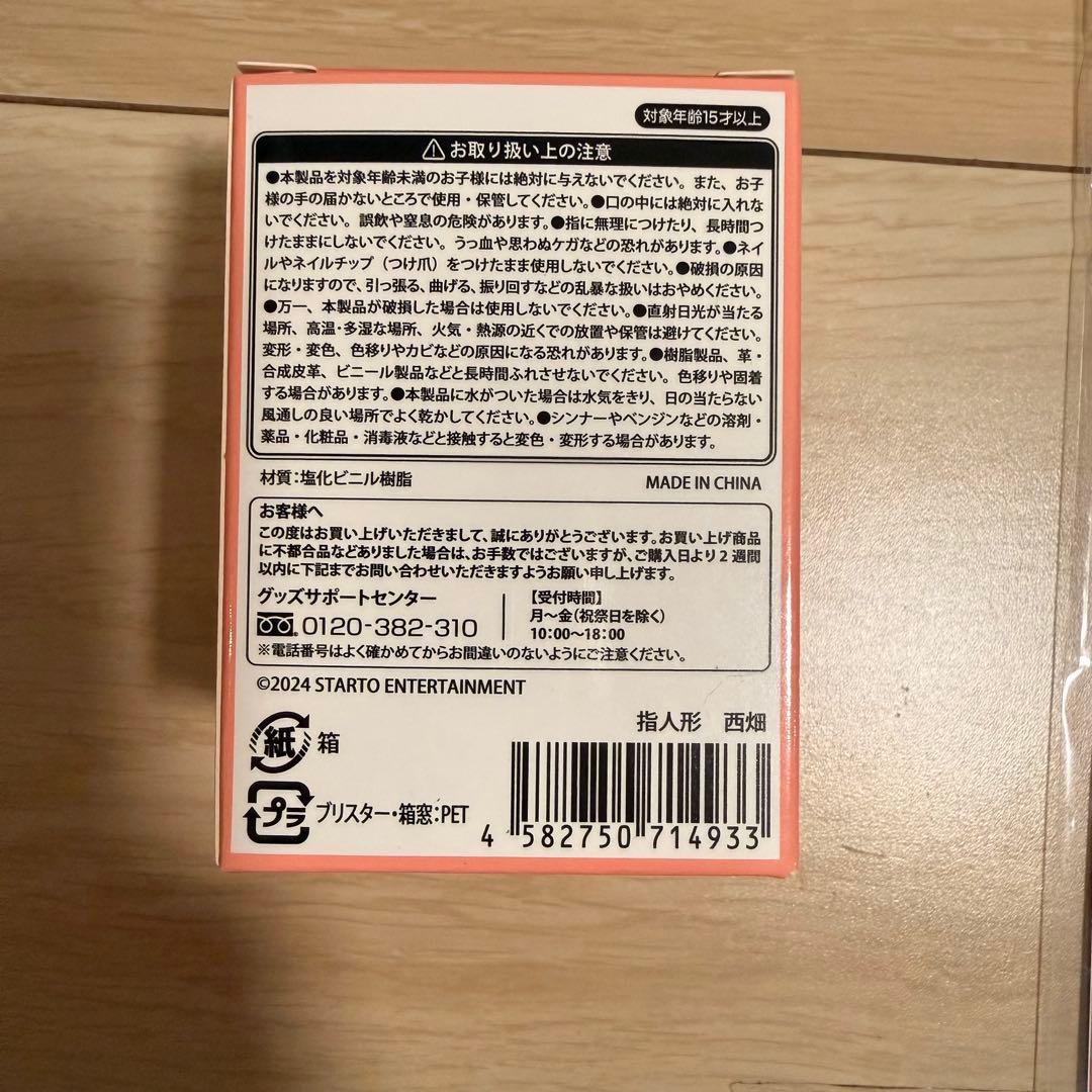 未使用 なにわ男子 西畑大吾 ゆび人形 フォトカードフォルダー