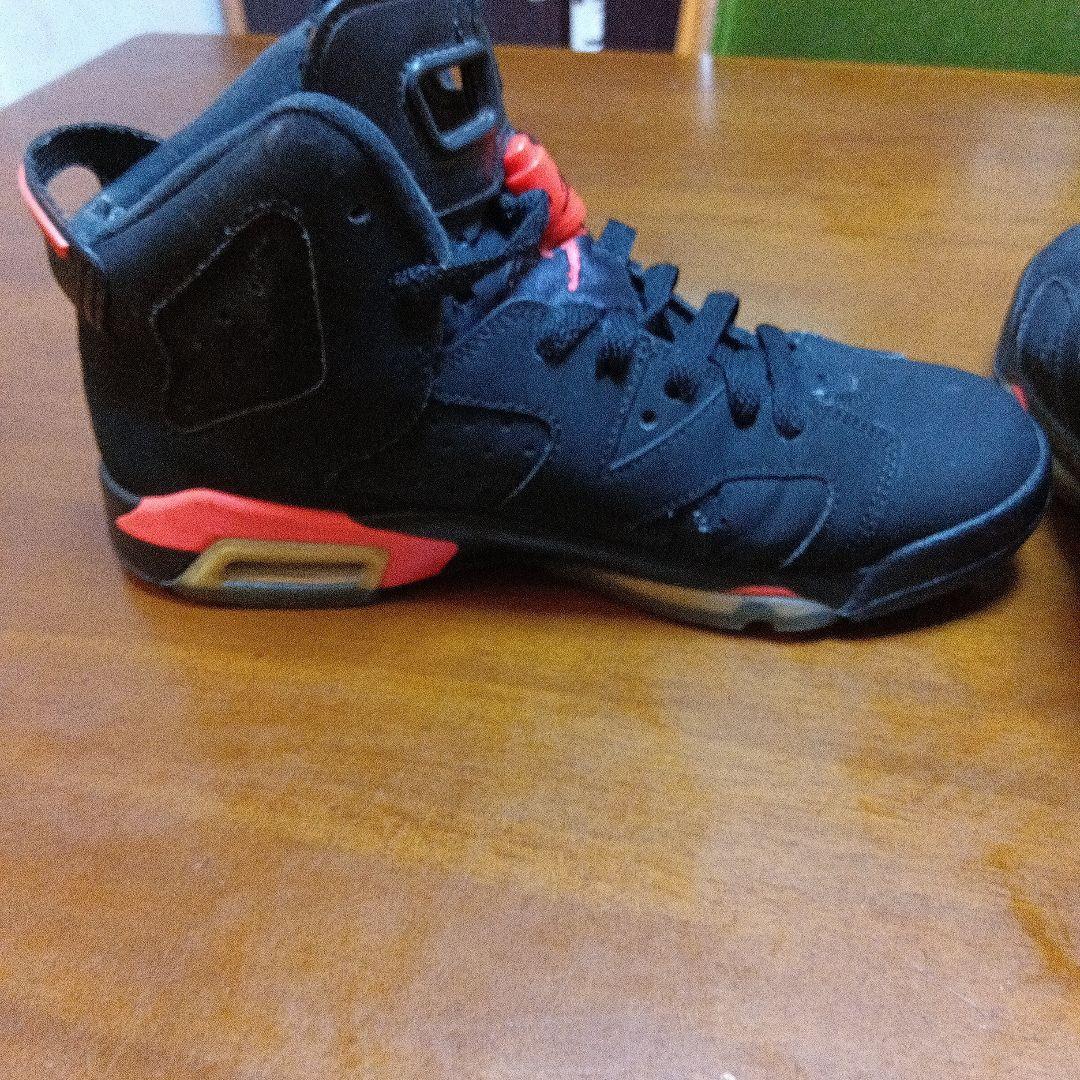 Jordan 6 黒赤 　24cm　マイケル　ジョーダン