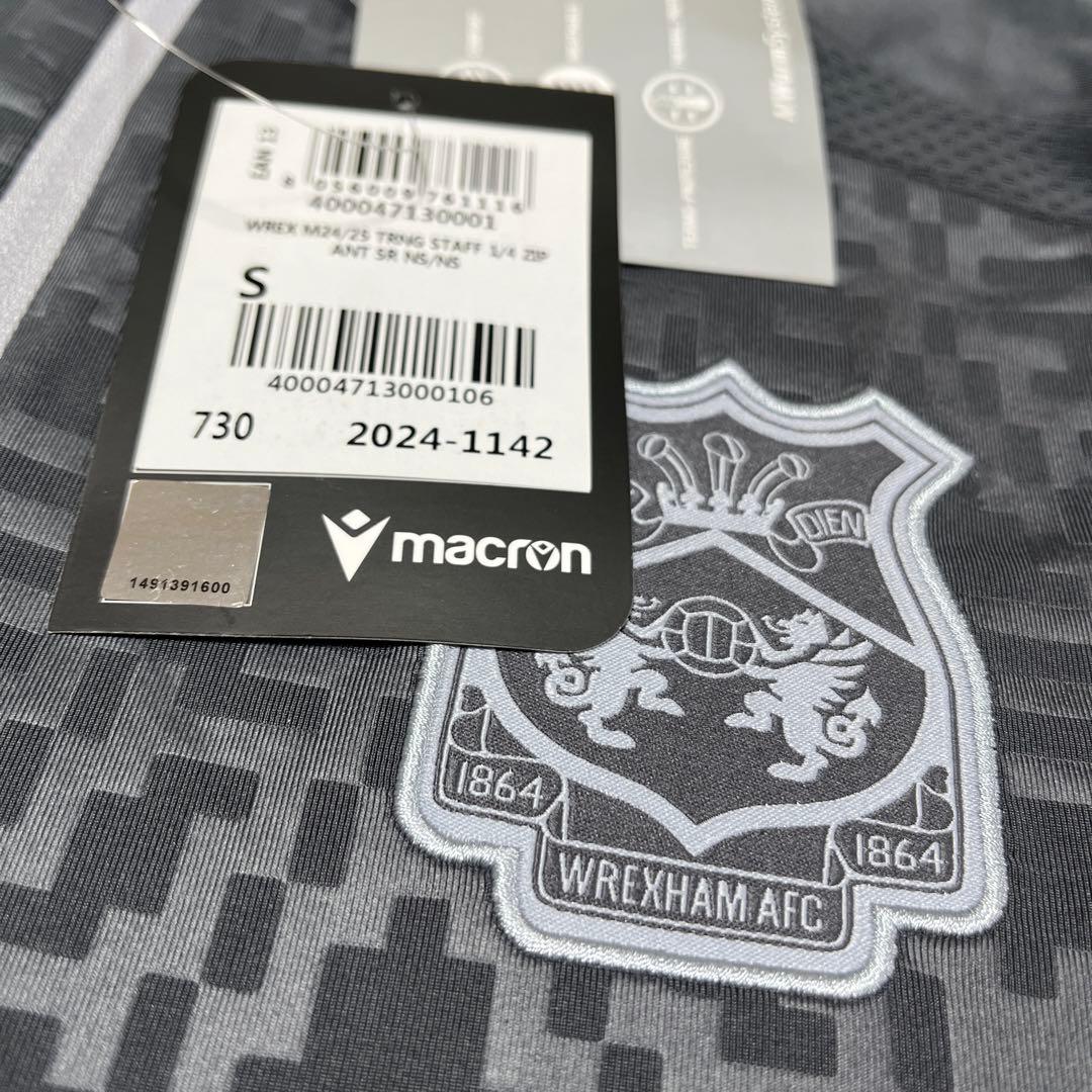 macron レクサム 長袖トレーニングウェア Sサイズ ハーフジップ