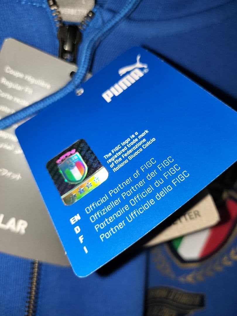 イタリア代表 EURO2020 WINNER フルジップフーディ Lサイズ