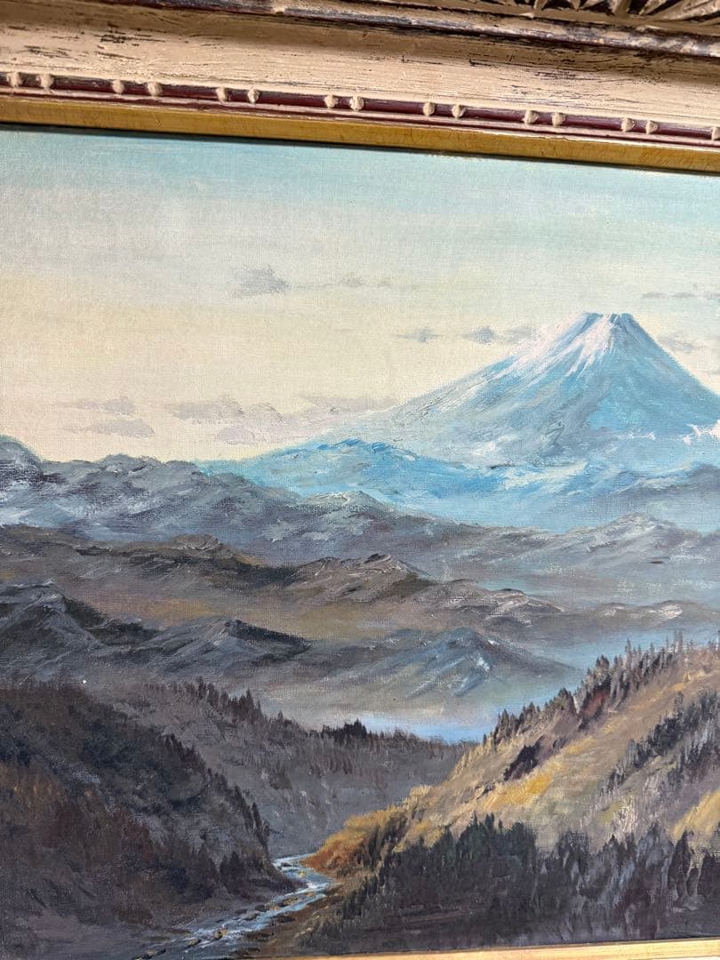 K.TACHIBANA 富士山　油彩画