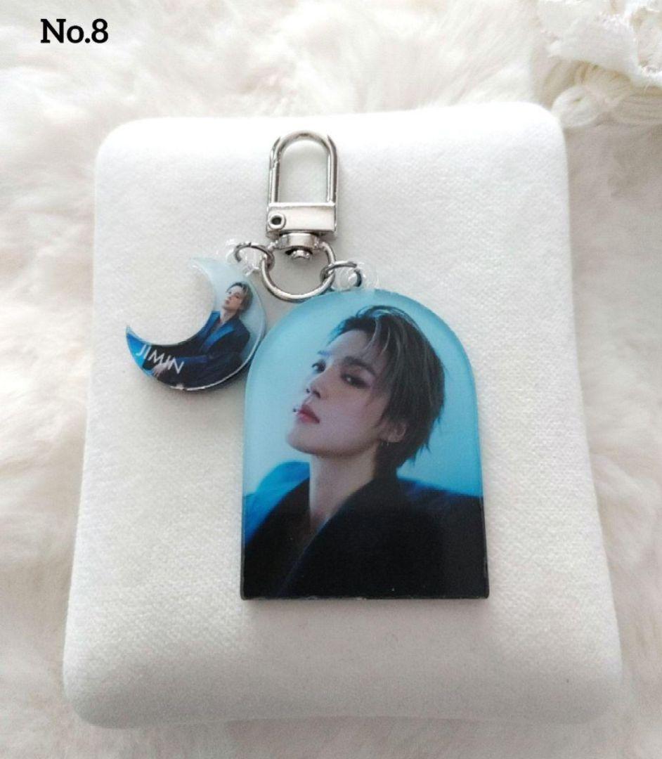 ✤そら☪✤ ジミン アクリルキーホルダー JIMIN☪︎チャーム付