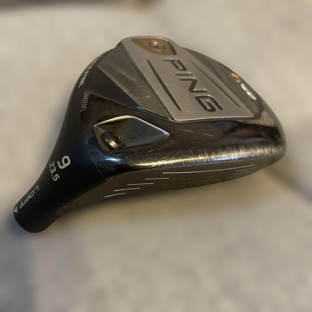 G400　9番　23.5°　ヘッドのみ　#9 ピン　9W　23.5度 PING