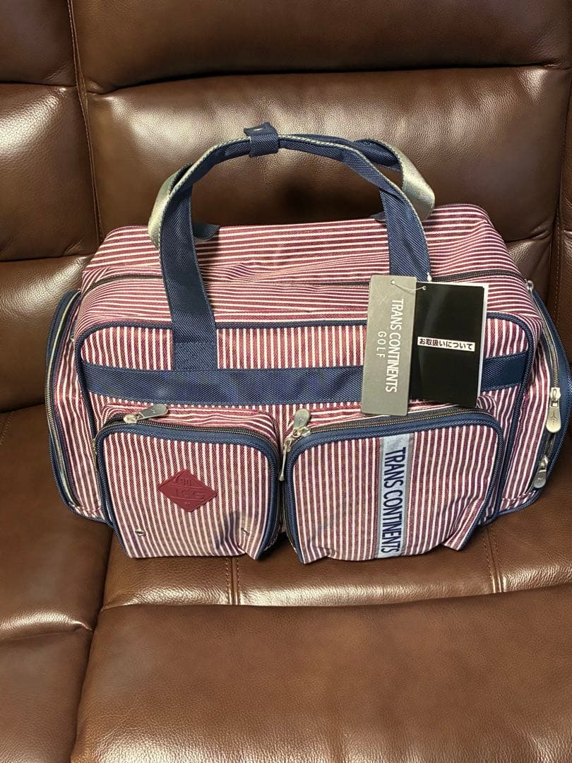 TRANS CONTINENTS TCBB-115 ボストンバッグ RED