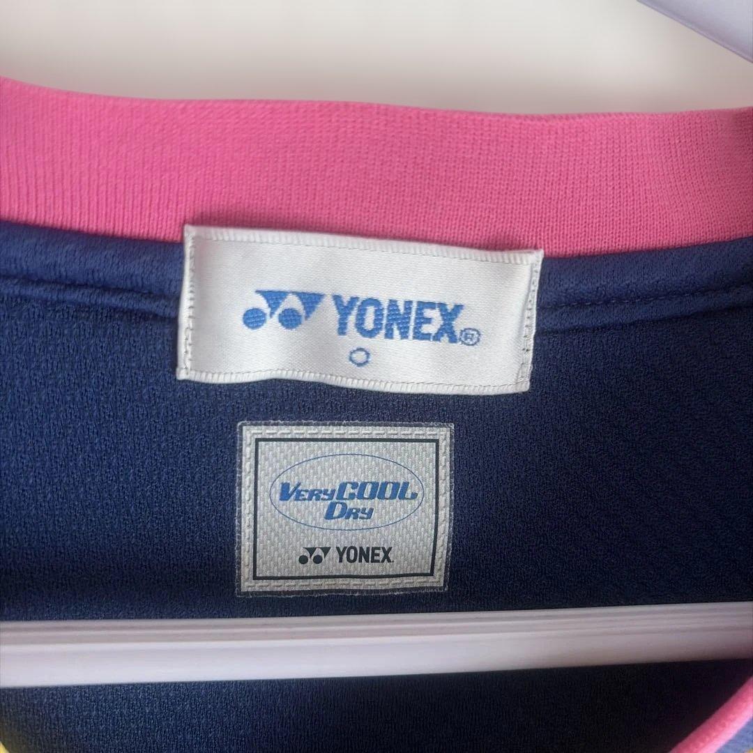 YONEX バドミントンウェア ネイビー/ピンク　日本代表モデル　サイズO