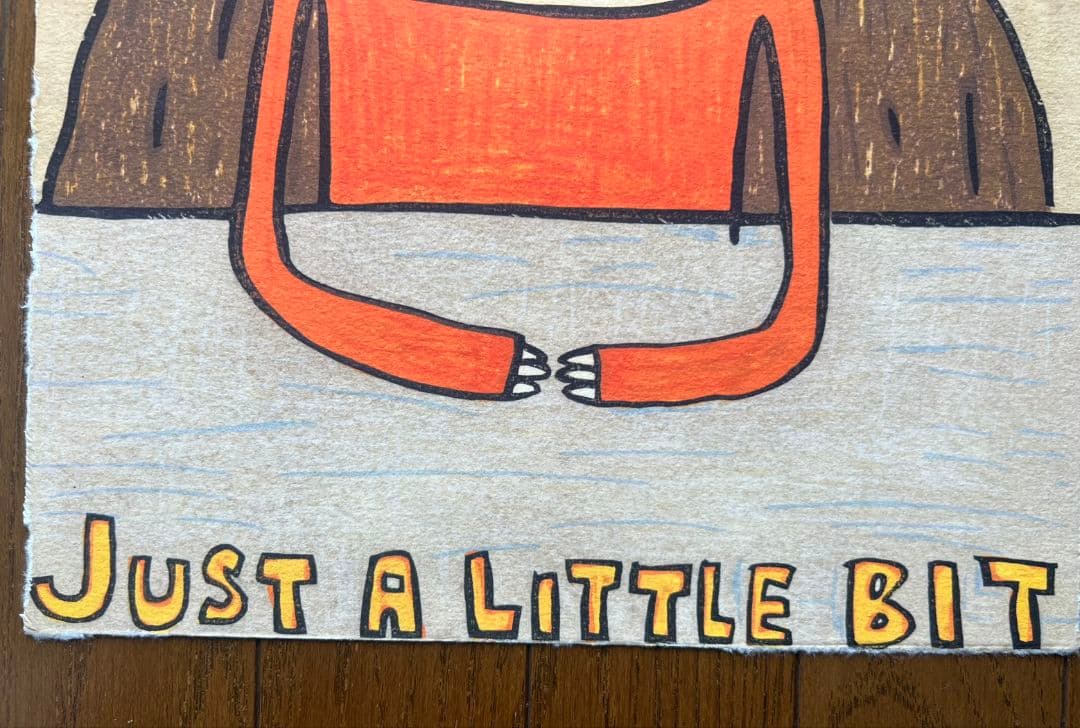 奈良美智　木版画作品『JUST A LITTLE BIT』　　村上隆　草間彌生