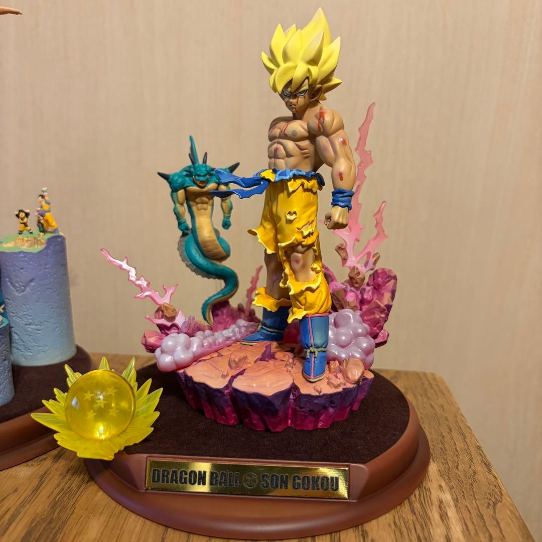 ドラゴンボール ガレージキット 3種セット 悟空 ピッコロ ジオラマ 特価