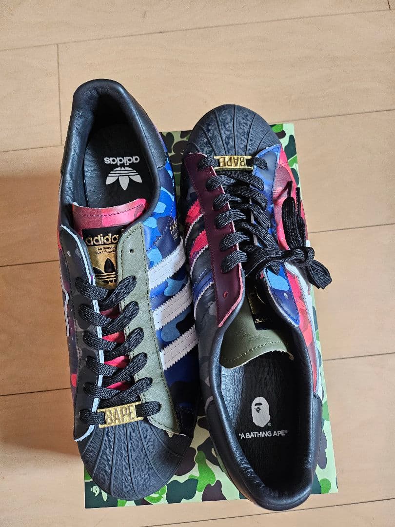 adidas BAPE SUPERSTAR マルチカラー