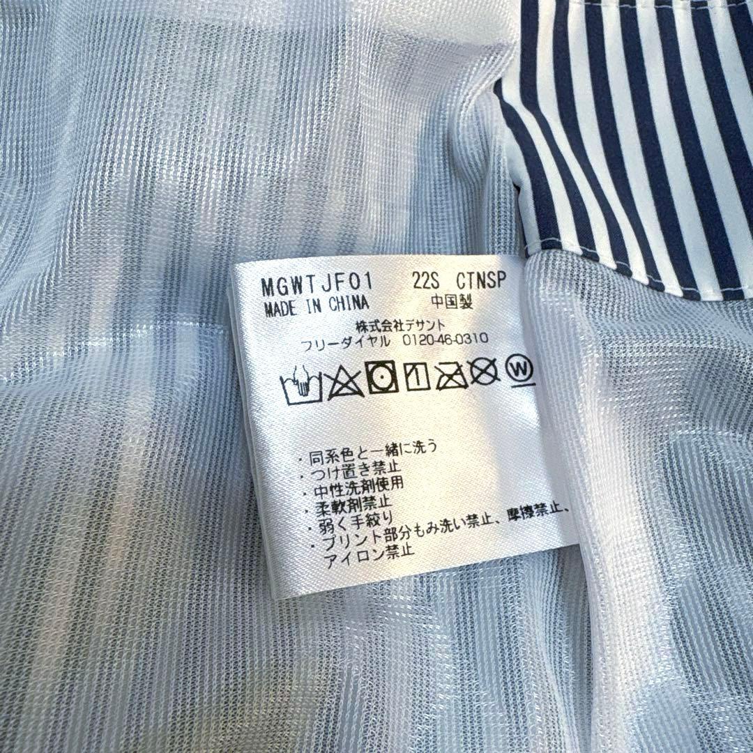 美品マンシングウェアmunsingwearレインワンピース ゴルフスポーツウェア