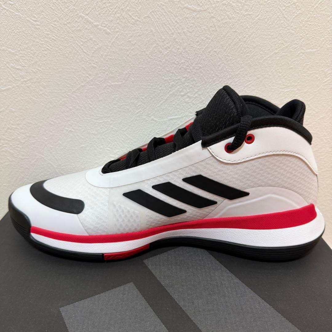 adidas バッシュ　バウンス レジェンズ　バスケ　白　黒　赤　27cm 新品