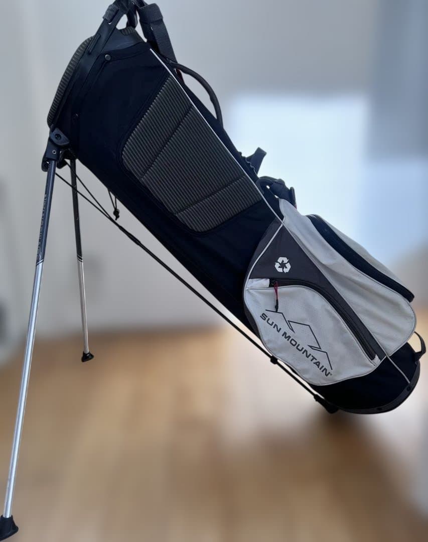 SUN MOUNTAIN 軽量ゴルフバック ECO-LITE グレー✖️ホワイト
