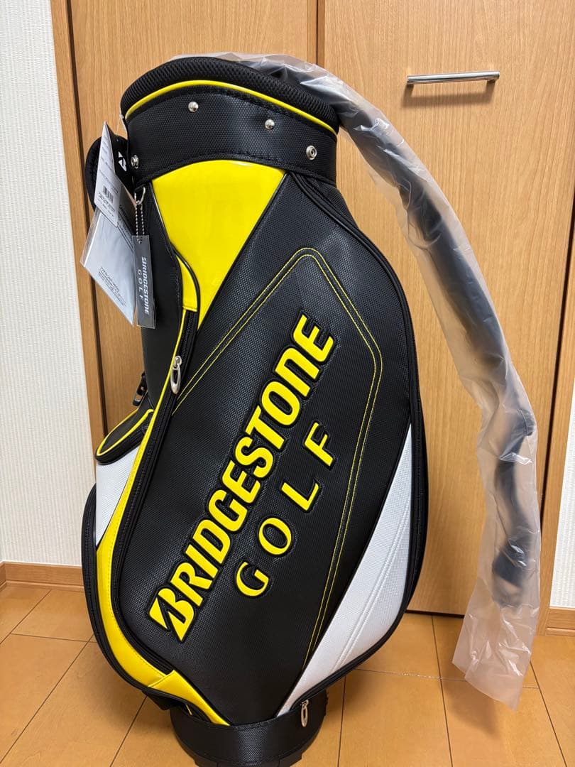 BRIDGESTONE ゴルフバッグ 黒/黄/白