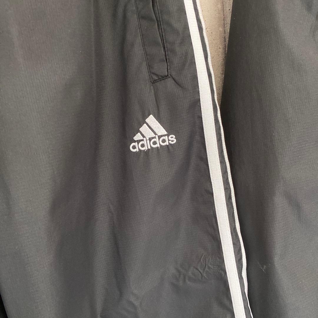 美品　adidas アディダス ウィンドブレーカー 上下セットアップ ブラック
