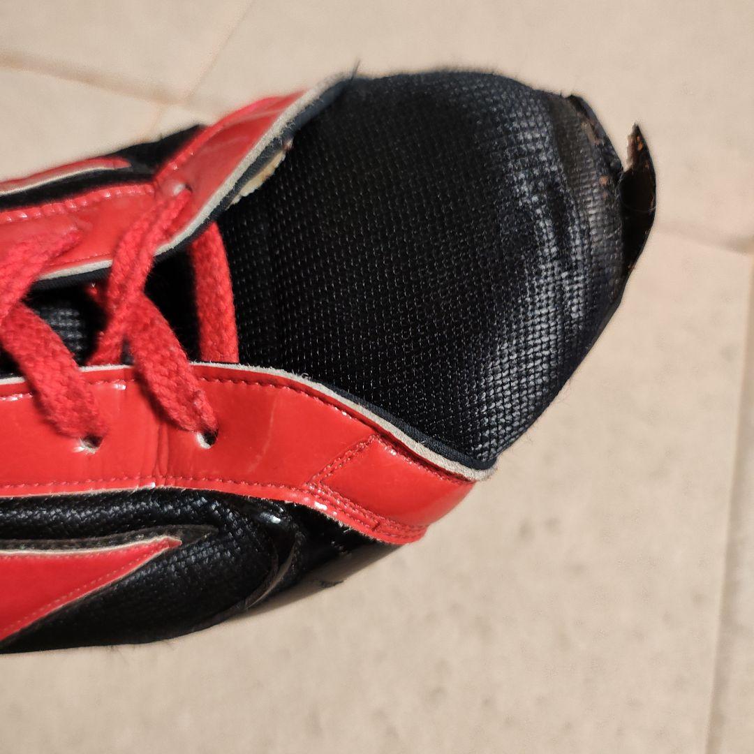 Mizuno オーダーボクシングシューズ 黒/赤 25.5cm