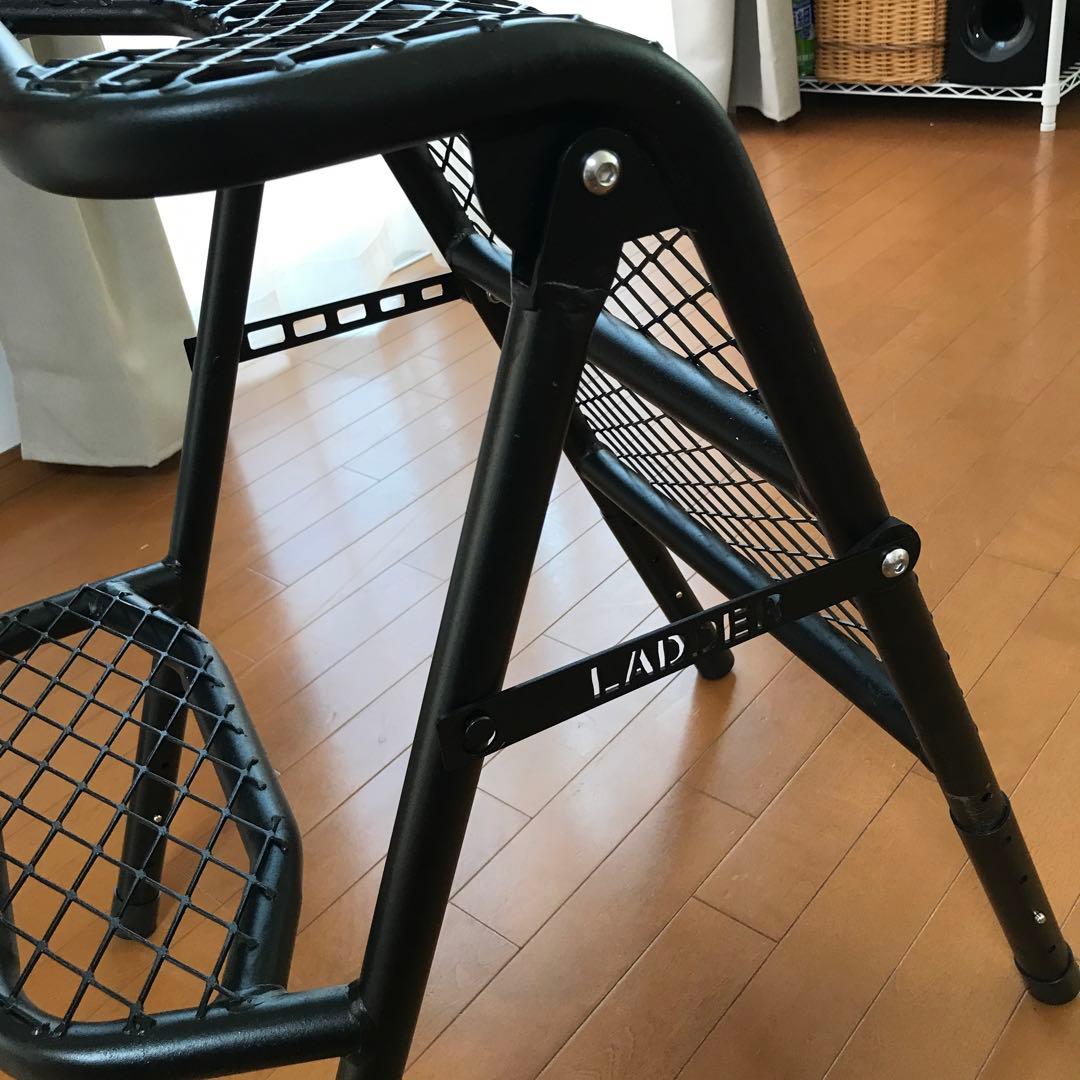 折りたたみステップスツール タイヤテーブル キャンプ用 usedです