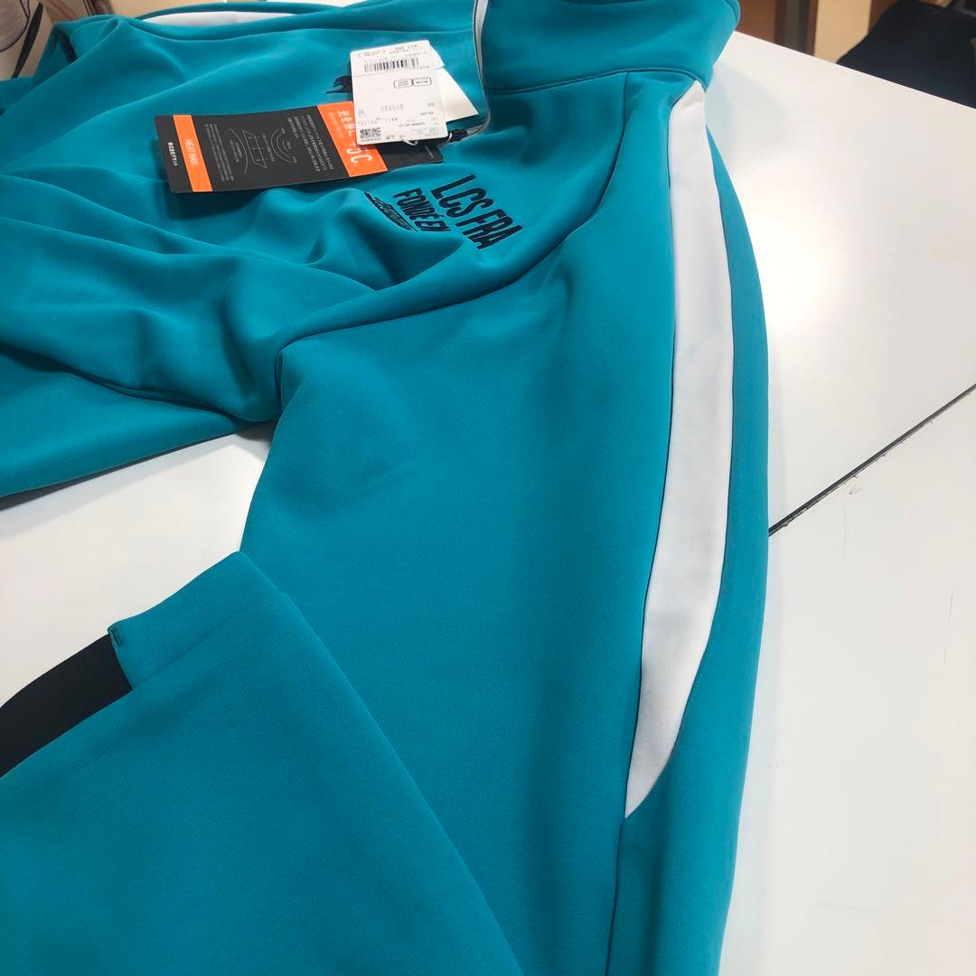 LE COQ SPORTIF メンズゴルフターコイズ ハーフジップシャツM