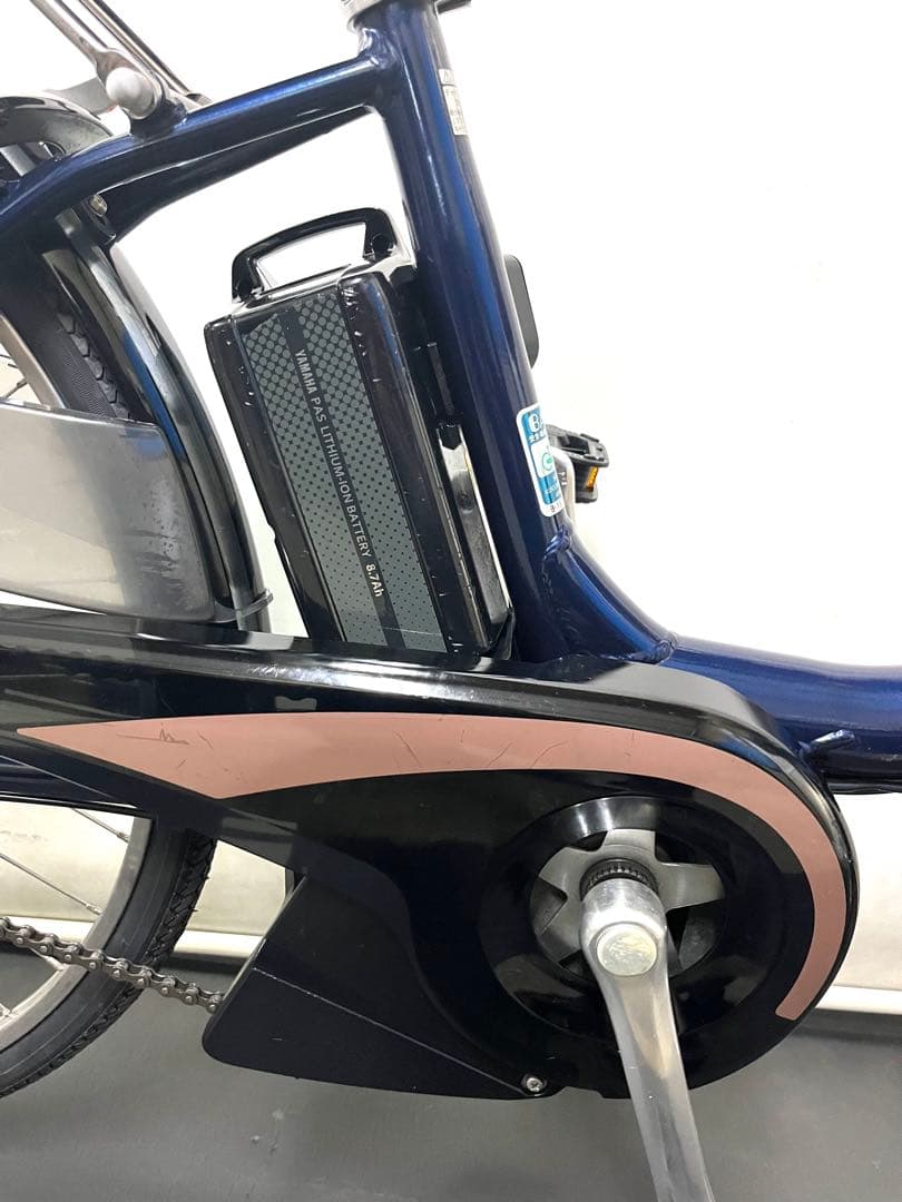 1年保証 ヤマハ　パスナチュラ　26インチ　街乗り　紺色　電動アシスト自転車