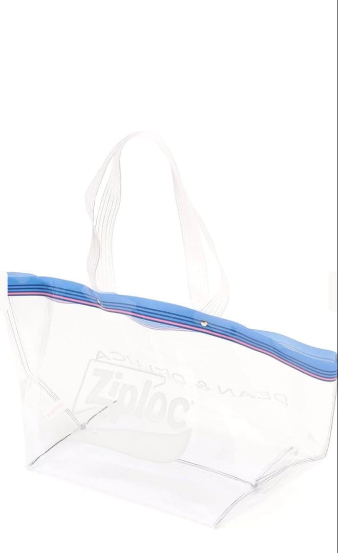 DEAN & DELUCA×Ziploc(R)×BEAMS クリアトートバッグS