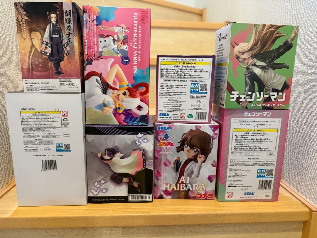 【人気作8体セット】鬼滅の刃 胡蝶姉妹 禰豆子 灰原哀2種 パワー2種 ウタ