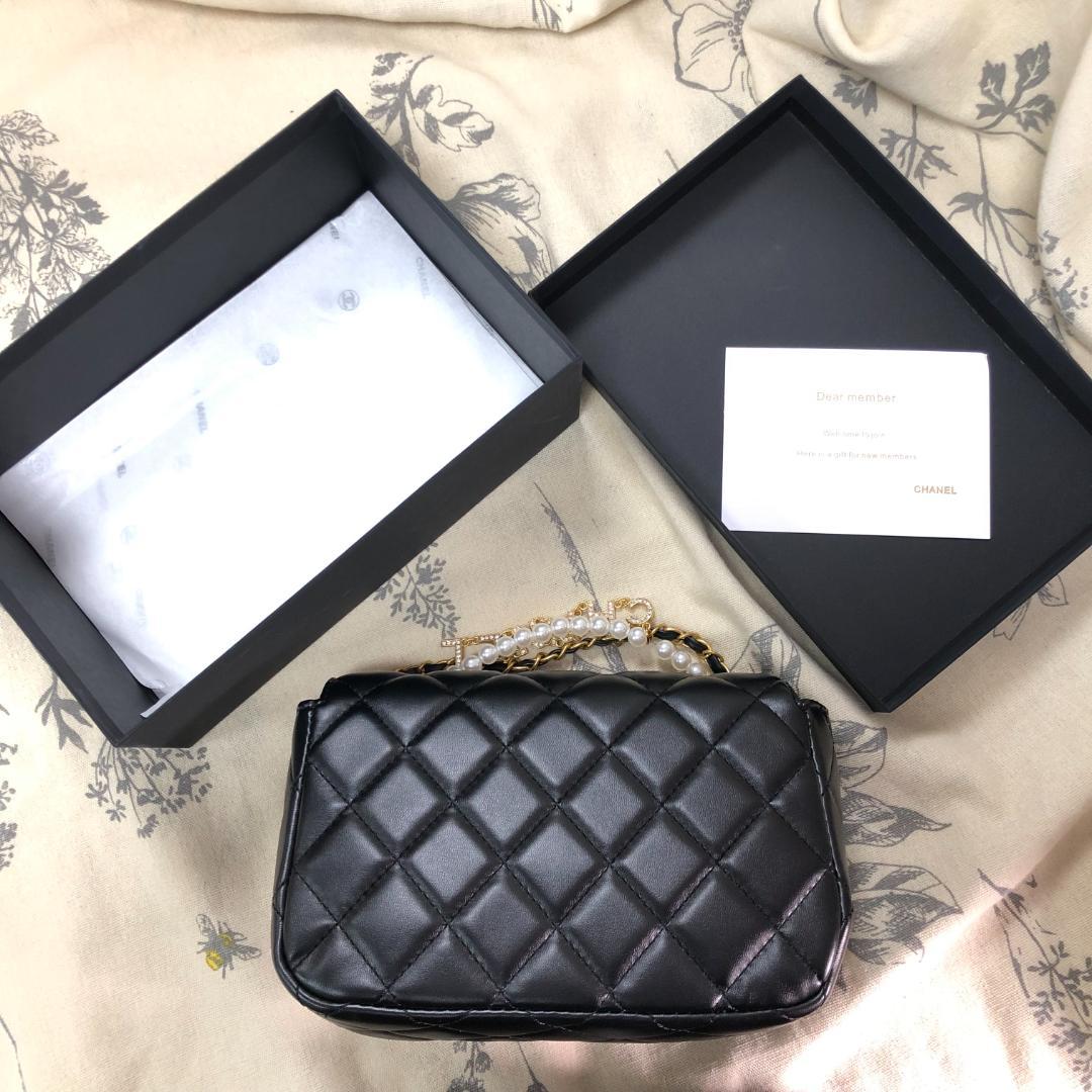 新品❤️未使用品 ブラックレザー ショルダーバッグ