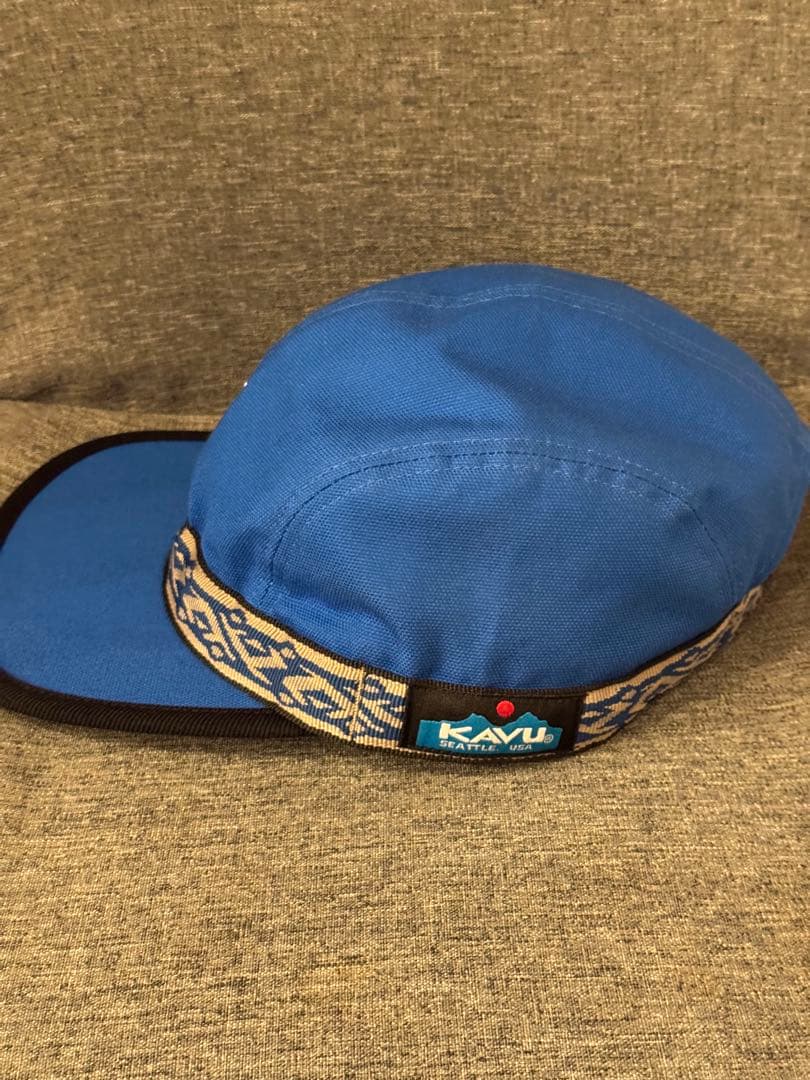 新品レア KAVU×横浜DeNAベイスターズ ストラップキャップ青