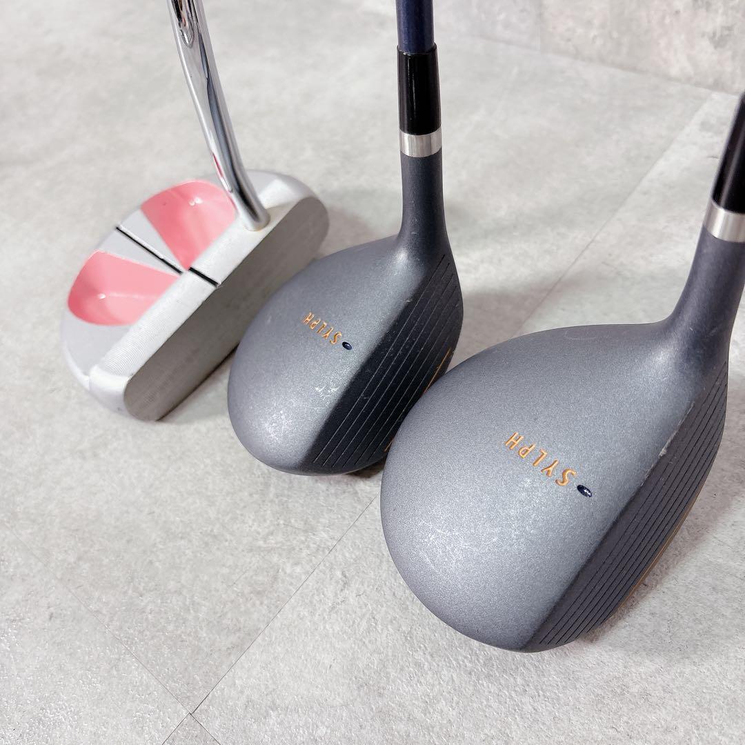 T263 ミズノ ゴルフクラブ レディース セット 9点 初心者 練習 クランク