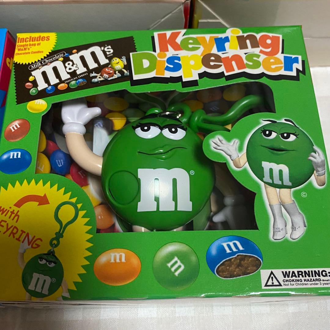 m&m's キーリングディスペンサー　5色セット　5つセット