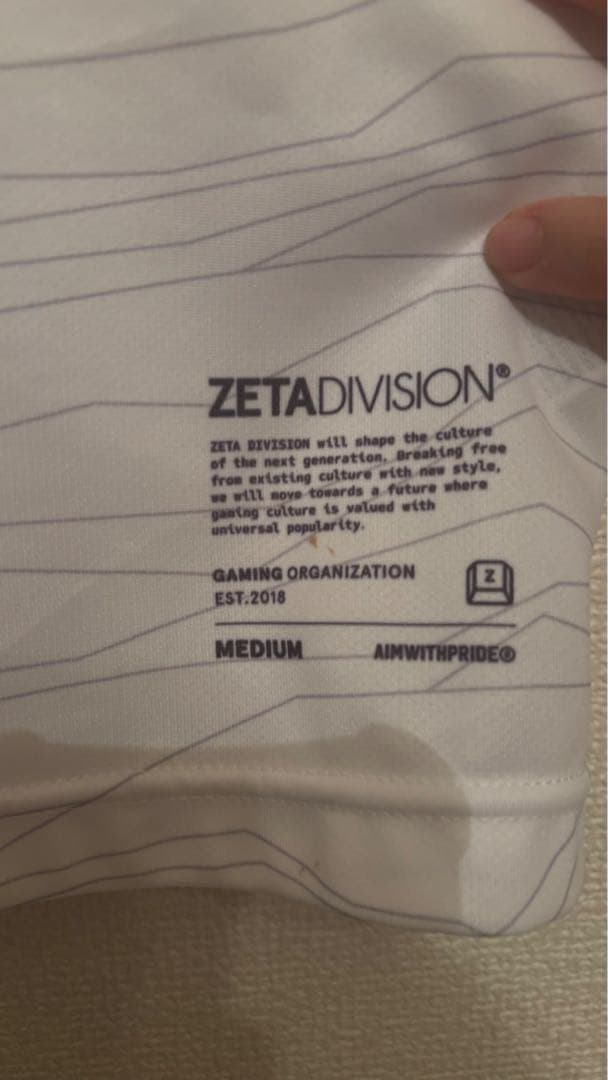 ZETADIVISION ユニフォーム Mサイズ