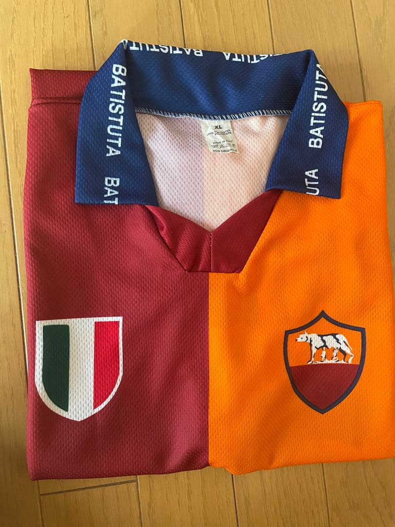 希少レア！AS Roma INA レプリカ サッカージャージ イタリア製XL