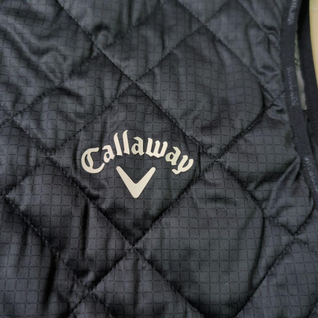 美品　Callaway 中綿ベスト LLサイズ　ブラック