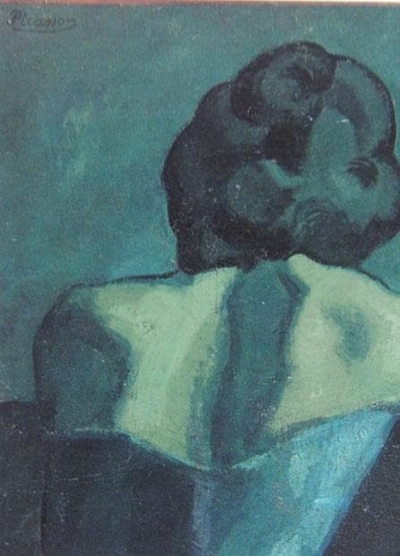 パブロ・ピカソ、【酒場の二人の女】、希少画集画より、状態良好