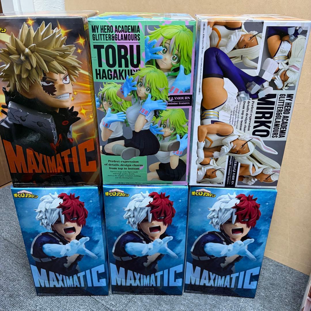 僕のヒーローアカデミア 爆轟勝己　轟焦凍　葉隠透　ミルコ　フィギュア　まとめ売り