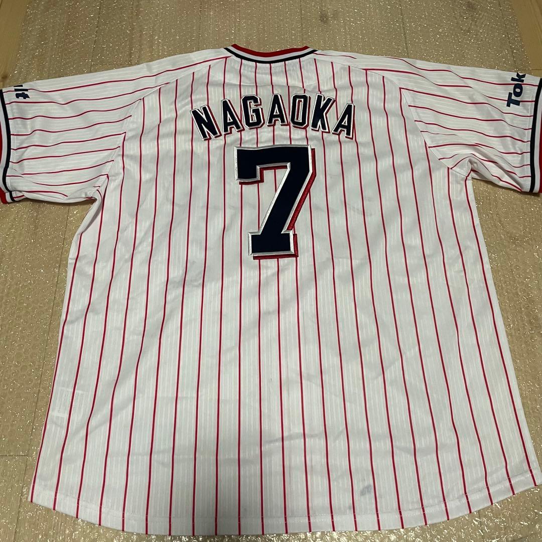 東京ヤクルトスワローズ　長岡秀樹　ユニフォームL