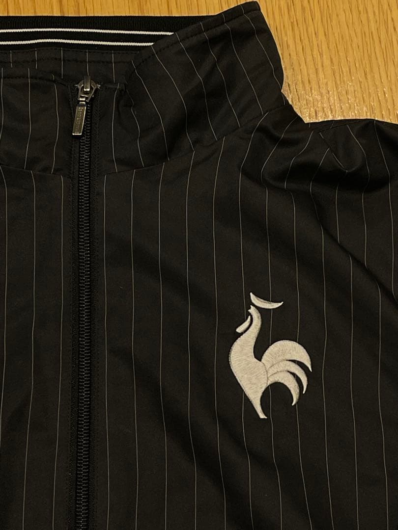 Le Coq Sportif ストライプジャケット　ウィンドブレーカー　LL