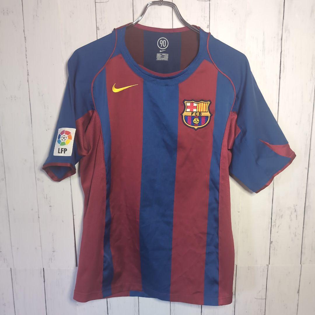 【希少】04-05 NIKE バルセロナ ロナウジーニョ　ユニフォーム 10番