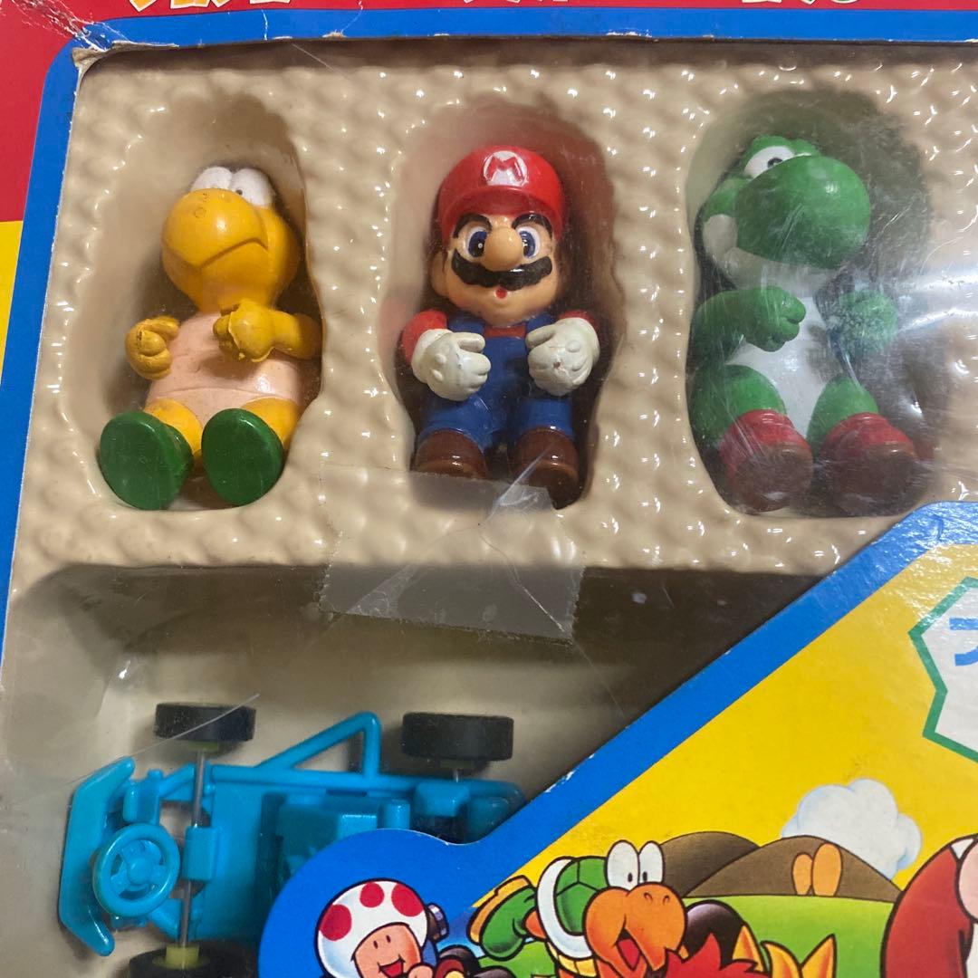 ポケットヒーロー　スーパーマリオカート　当時物　ユタカ　プルバックゼンマイ