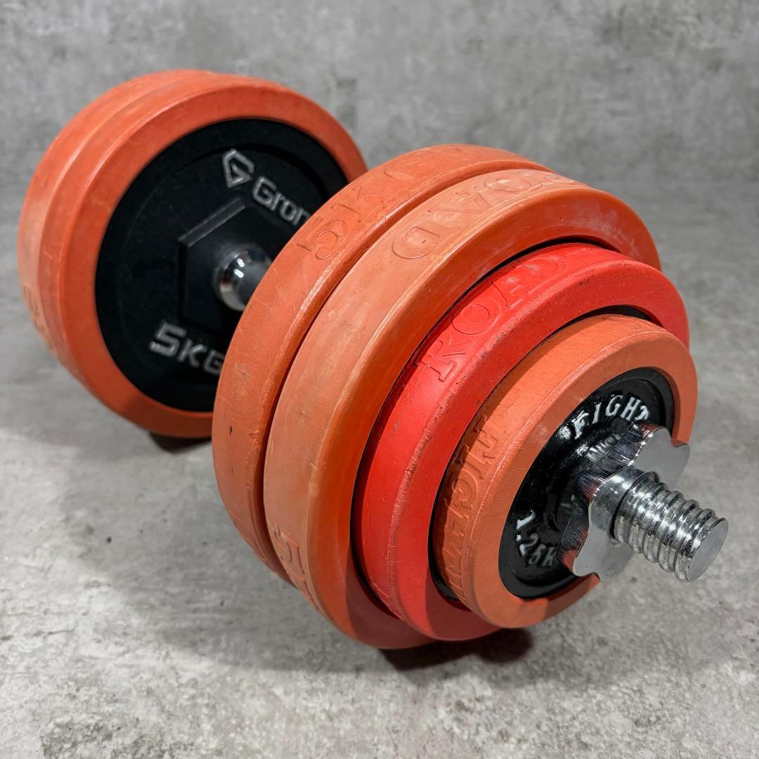 良品 ② FIGHTING ROAD ダンベル 片側 30kg GronG