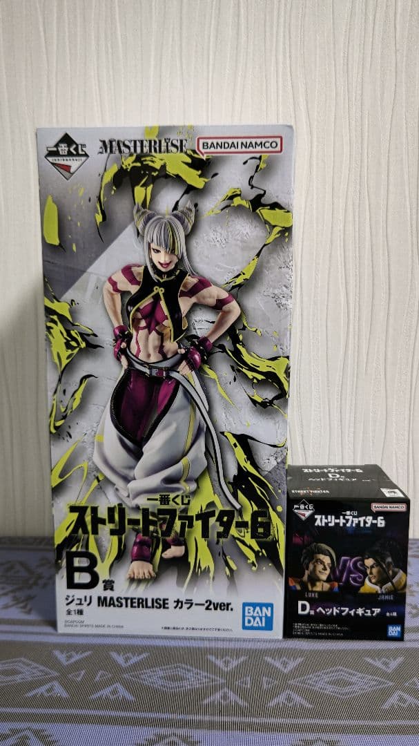 一番くじストリートファイター６ B賞 ジュリ D賞ヘッドフィギュア