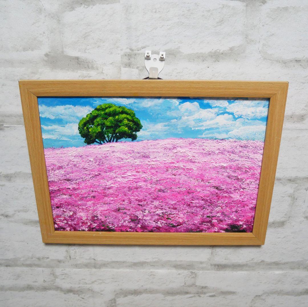 油絵 油彩 油彩画 絵 絵画【桃色吐息】