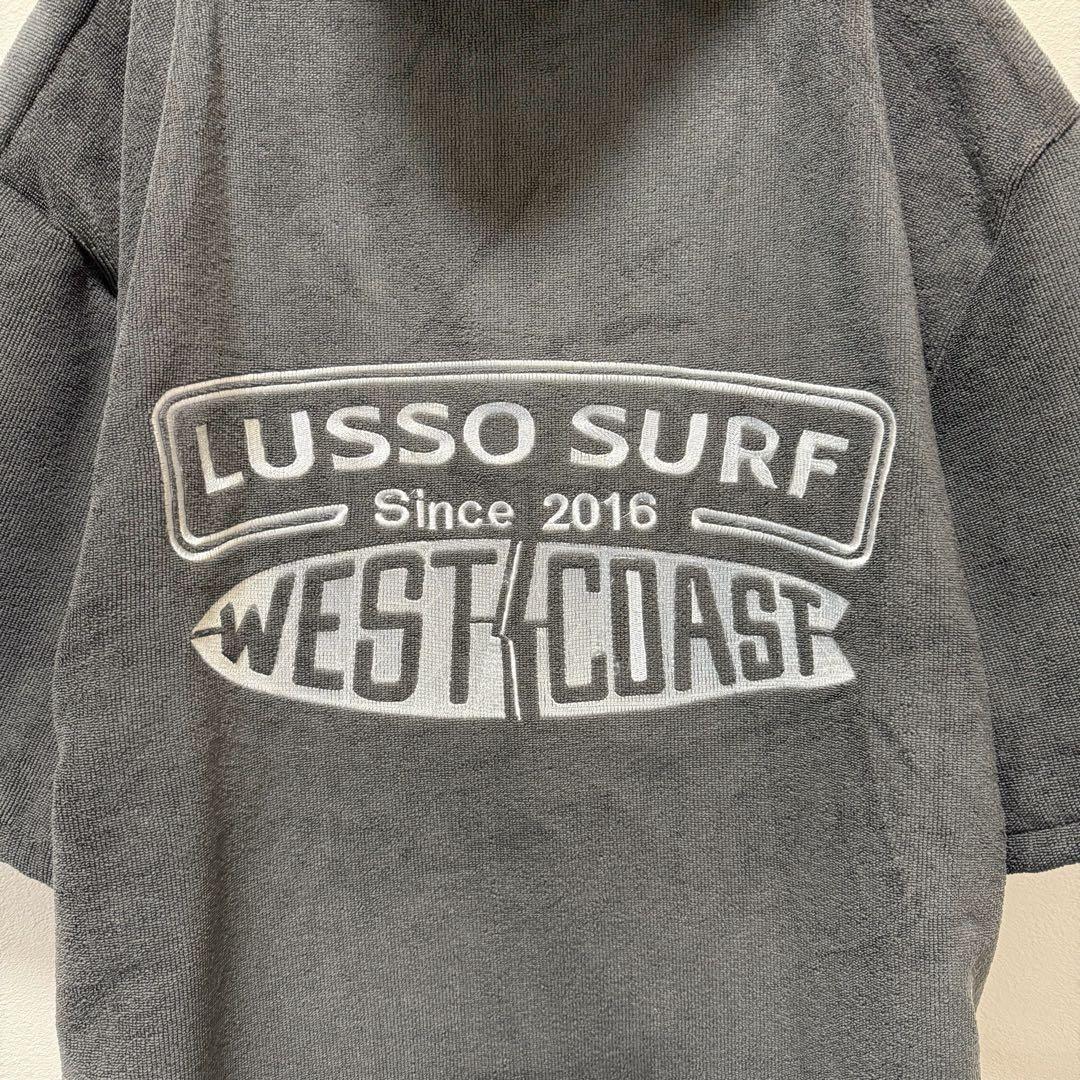 秋のサーフィンに　LUSSO SURF お着替えポンチョ　グレー⭐︎送料込み