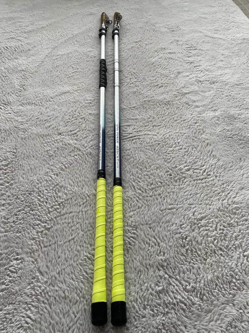スピンパワー425CXT 名竿初代スピンパワー2本良品