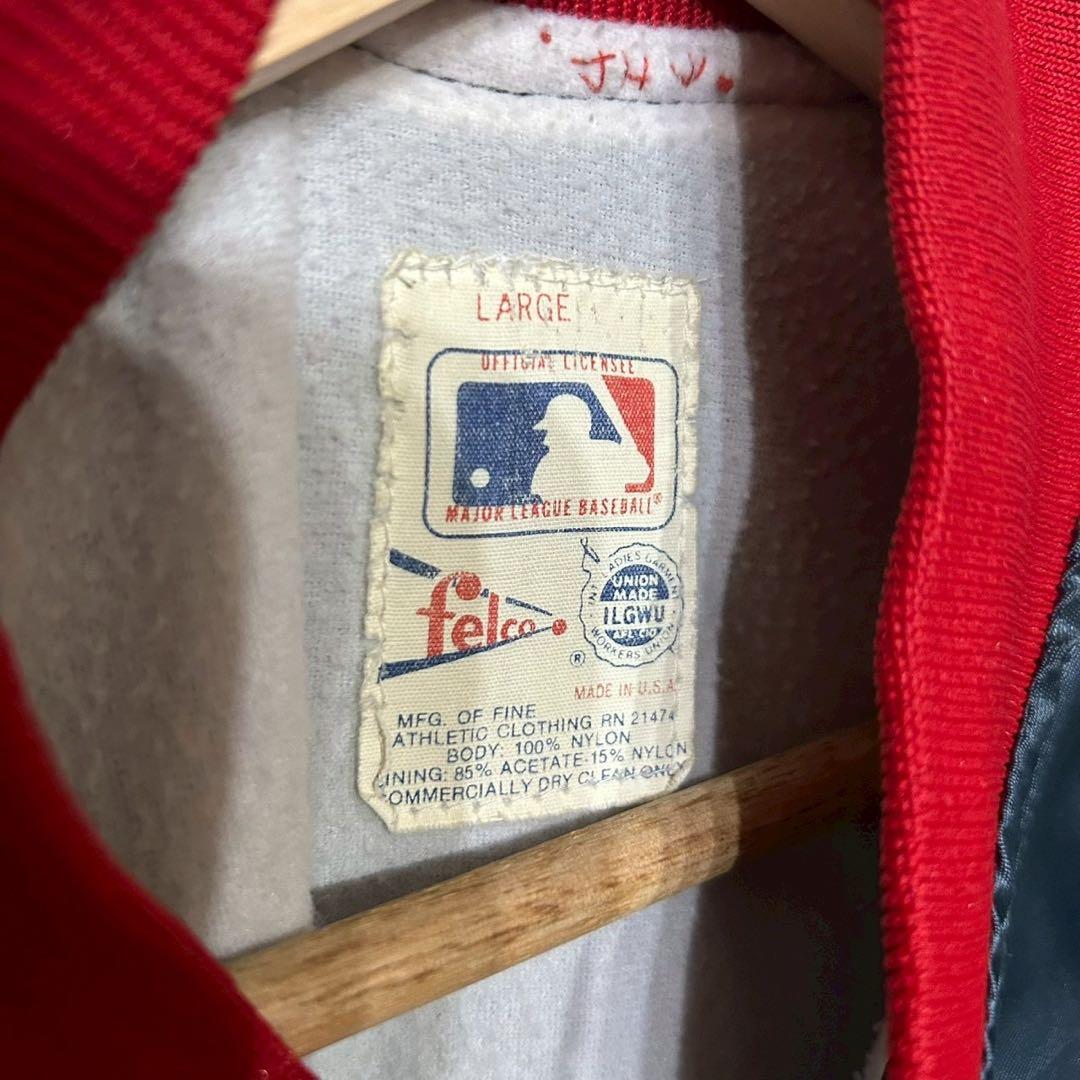 70〜80s mlb スタジャン angels felco サテン
