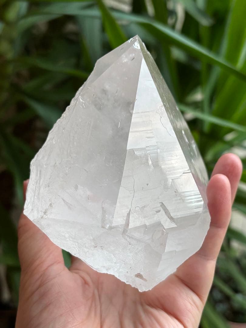 インド　マニハール水晶ポイント　1492g ヒマラヤ水晶　美しい　天然石