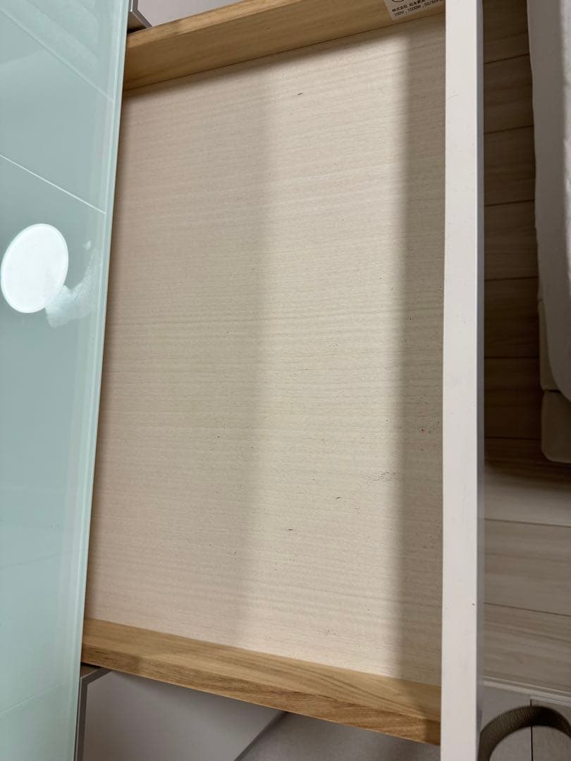 【美品】ACTUS piatto ドレッサー ホワイト 95cm 送料込