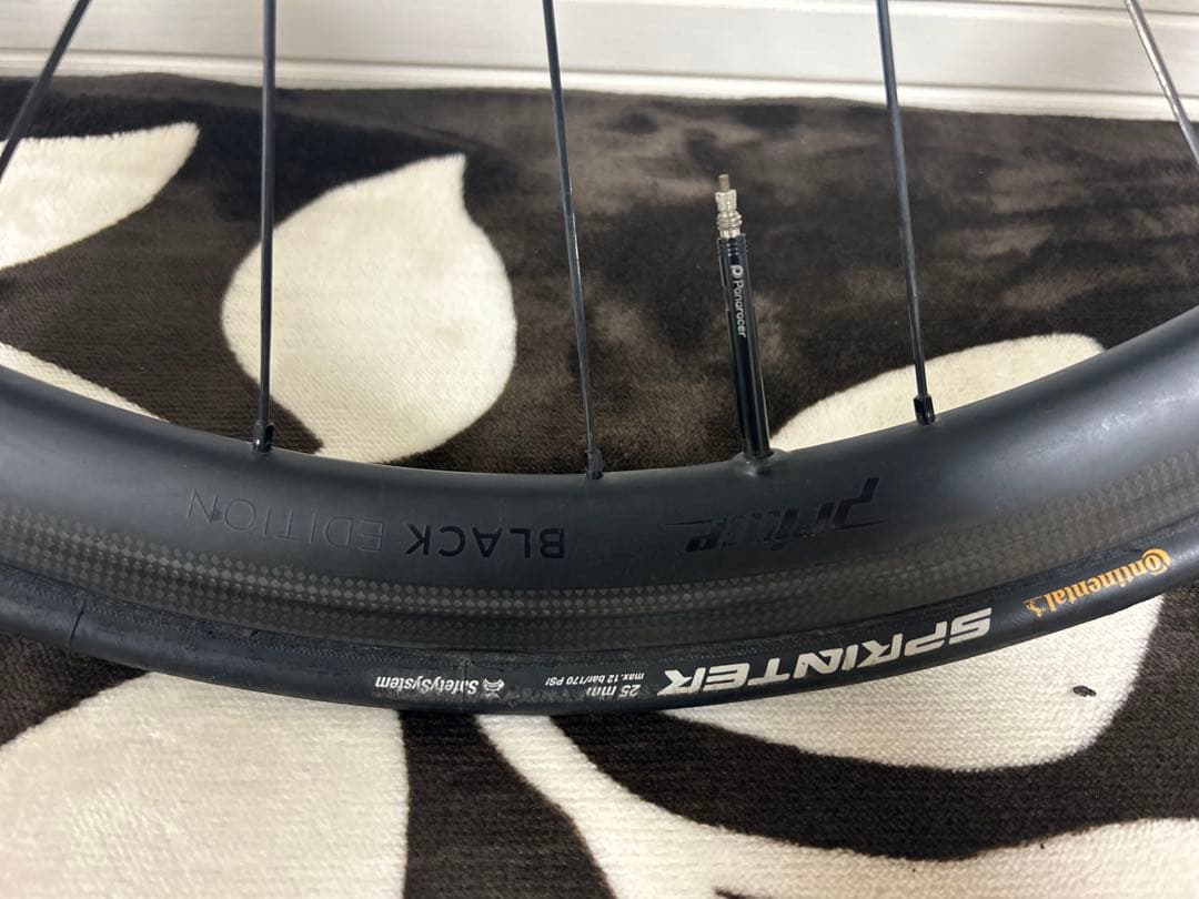 prime BLACK Edition38 カーボンホイール