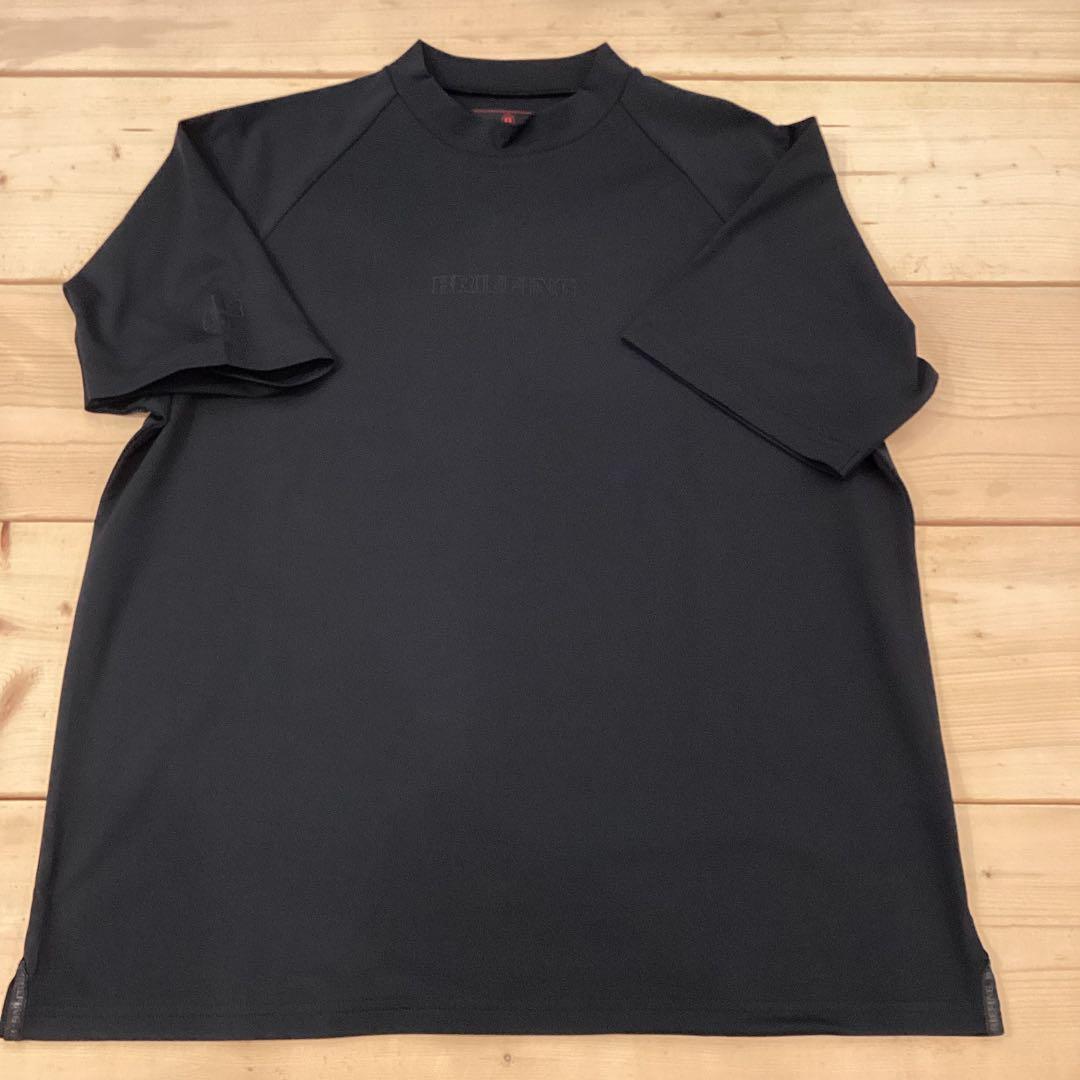 新品　BRIEFING STITCHED 3D LOGO HIGHNECK 黒L